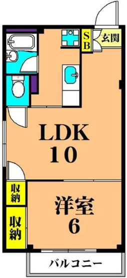 【間取り】 | 武蔵ハイムＡ棟