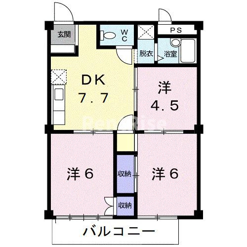グリーンハイツＫＯＴＯの間取り