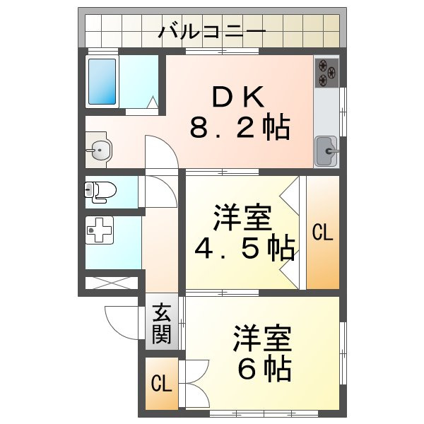 森マンションの間取り