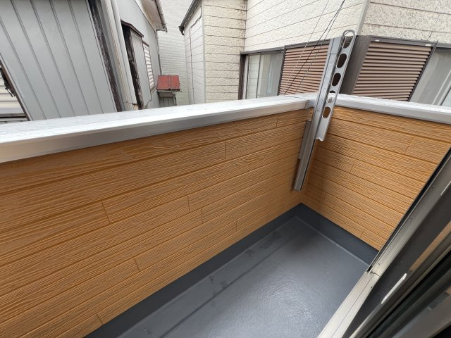 オシャレかつシャレオツなデザイン戸建☆無駄なき４LDK間取りで使い勝手バツグン♪新築だけどエアコン・カーテンレール付き☆設備も整って嬉しい【西区西戸部町】新築戸建のバルコニー|広々としたバルコニーです