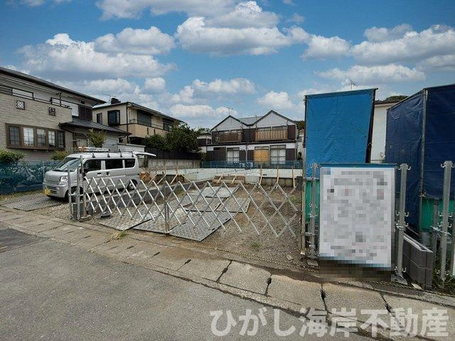 茅ヶ崎市甘沼　新築戸建　全４棟の外観|9月5日撮影　建築中　現地外観