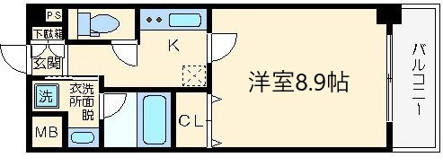 アプリーレ梅田東の間取り|JYUME神山（ジューム神山）　間取り