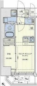 スワンズシティ神戸湊川 Ⅱの間取り