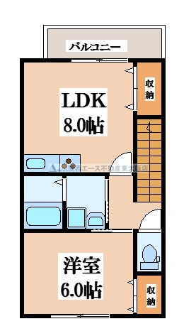 【間取り】 | メゾンニュー池島ⅡA