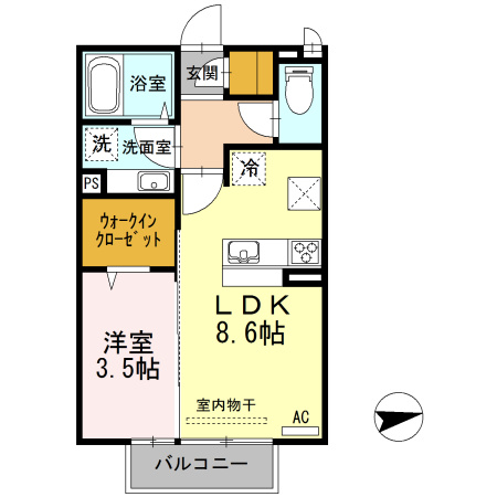 グランピエール瀬戸口【キャッシュバック対象物件】の間取り