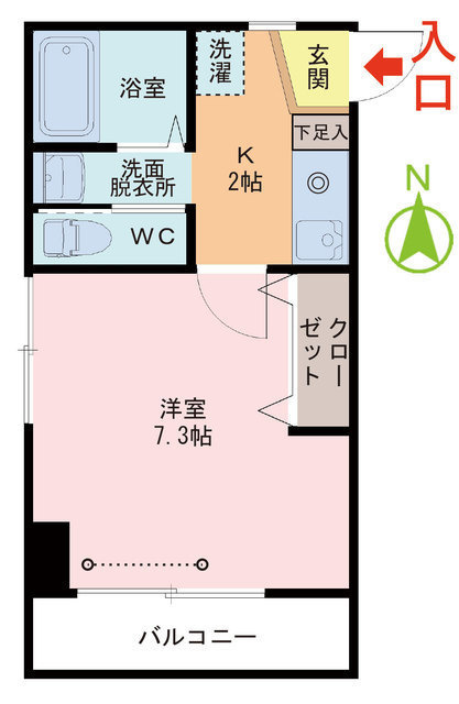 コム・シエ・ソワの間取り