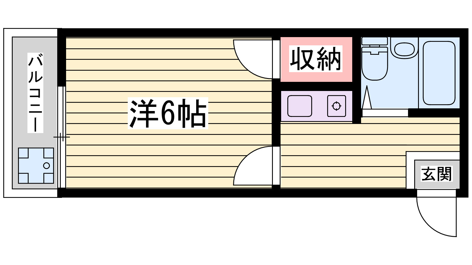 コリーヌ塩屋の間取り