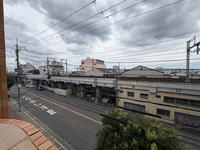 ふぁみーゆ天王寺Ⅱのバルコニー