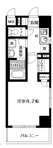 LesClefsd'Or 豊洲の間取り