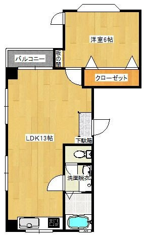 セルー宮下の間取り|間取りです。