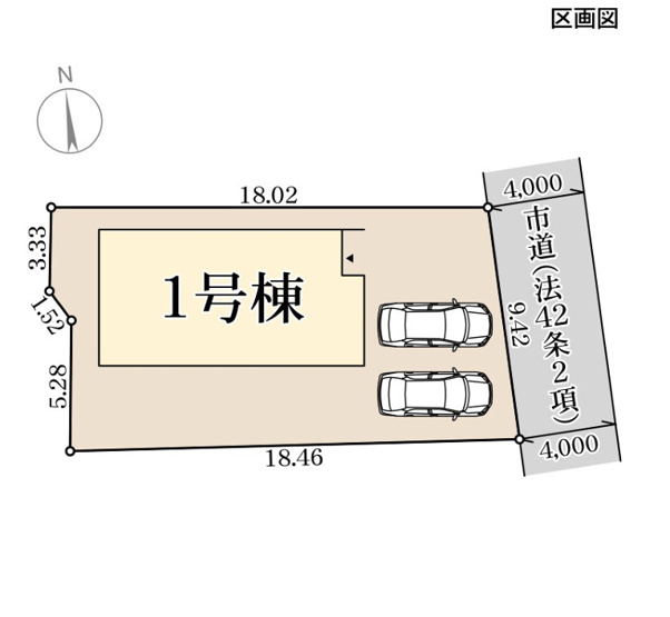 【区画図】 | リーブルガーデン玉野市八浜町第4 (全1棟)