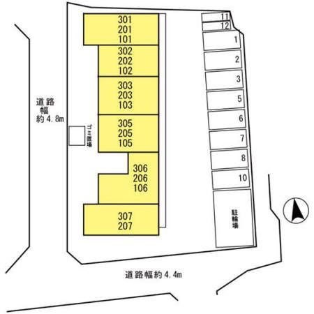 メルレットの区画図