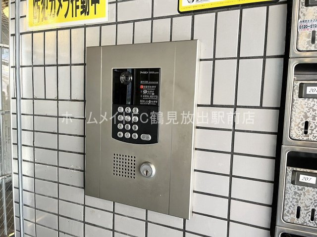 東大阪市高井田本通７丁目の賃貸マンションのセキュリティ