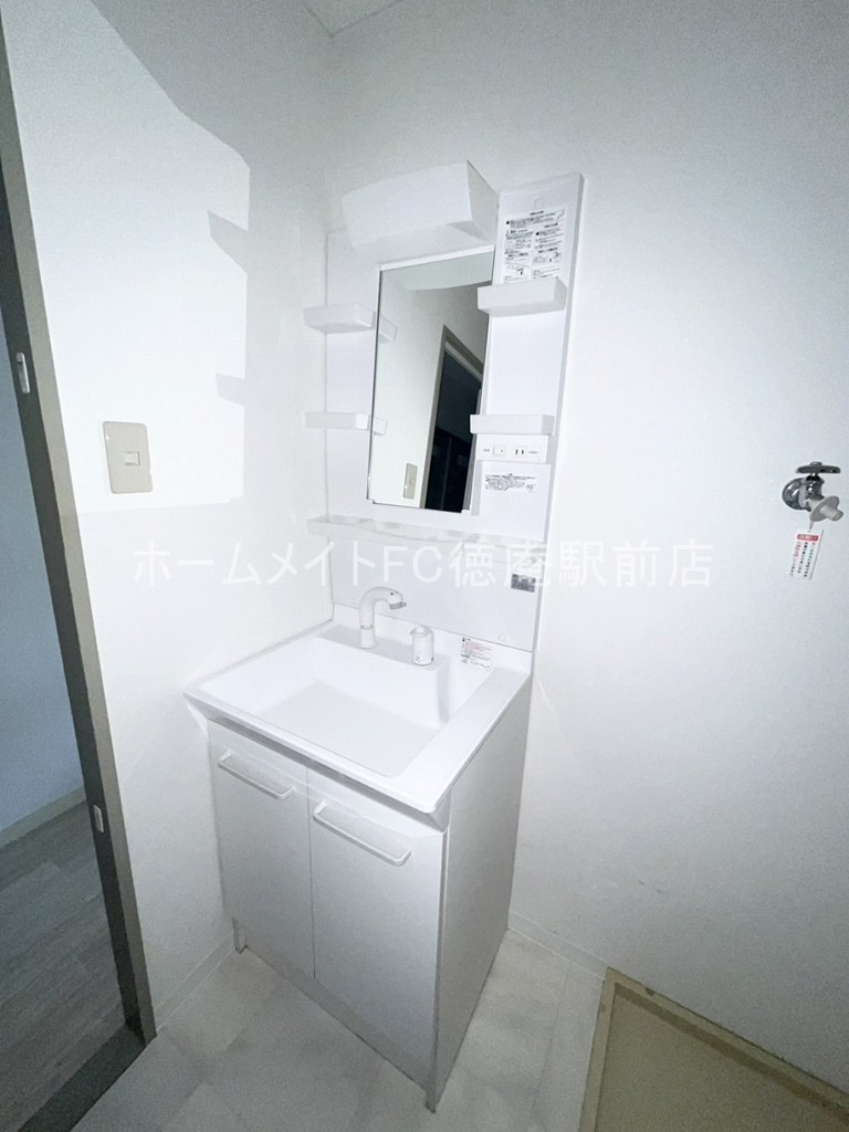 東大阪市高井田本通７丁目の賃貸マンションの独立洗面台
