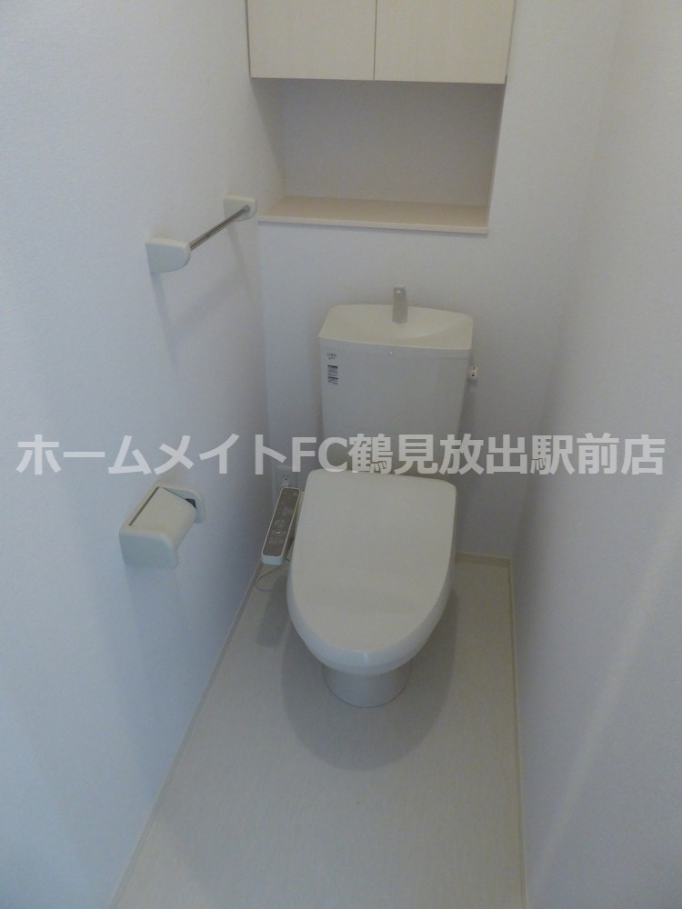 東大阪市稲田上町１丁目のハイツのトイレ