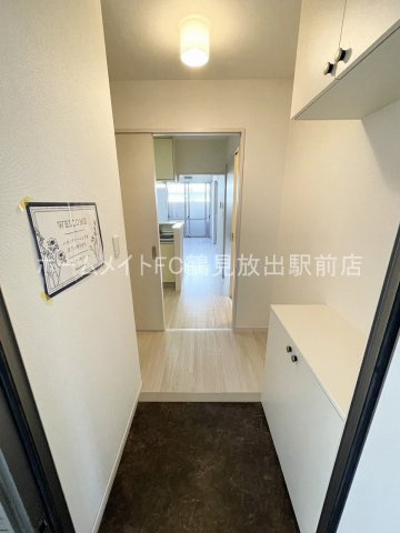 東大阪市森河内西１丁目のハイツの玄関