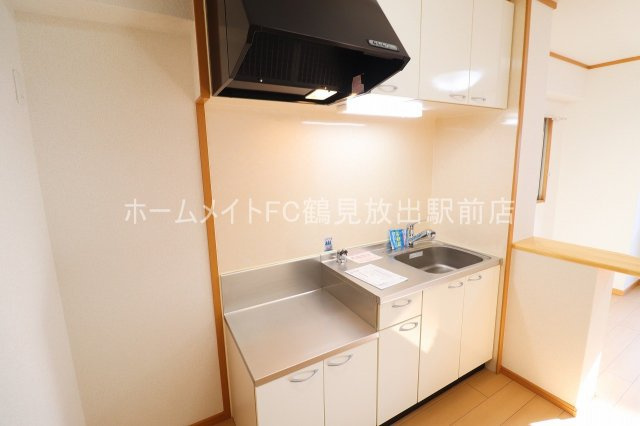 大阪市鶴見区放出東３丁目の賃貸マンションのキッチン
