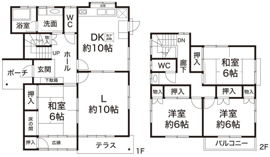 明石市魚住町清水　中古戸建の間取り|4LDKです。