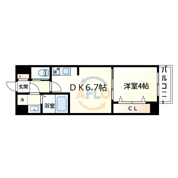 Cherry Blossom 五条通の間取り|Cherry Blossom 五条通　間取り
