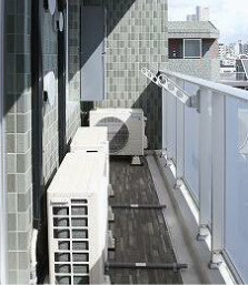 LIME RESIDENCE HIKIFUNEのバルコニー