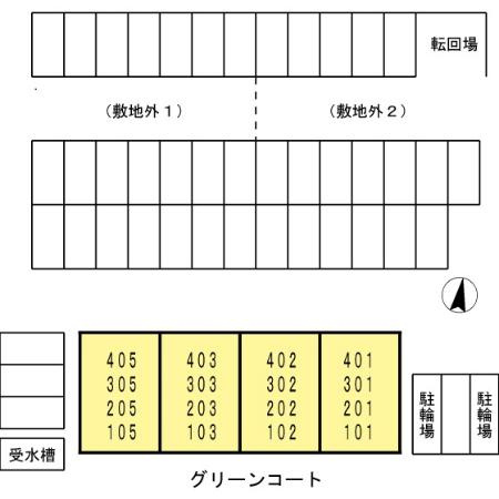 春日井市気噴町１丁目の賃貸マンションの区画図