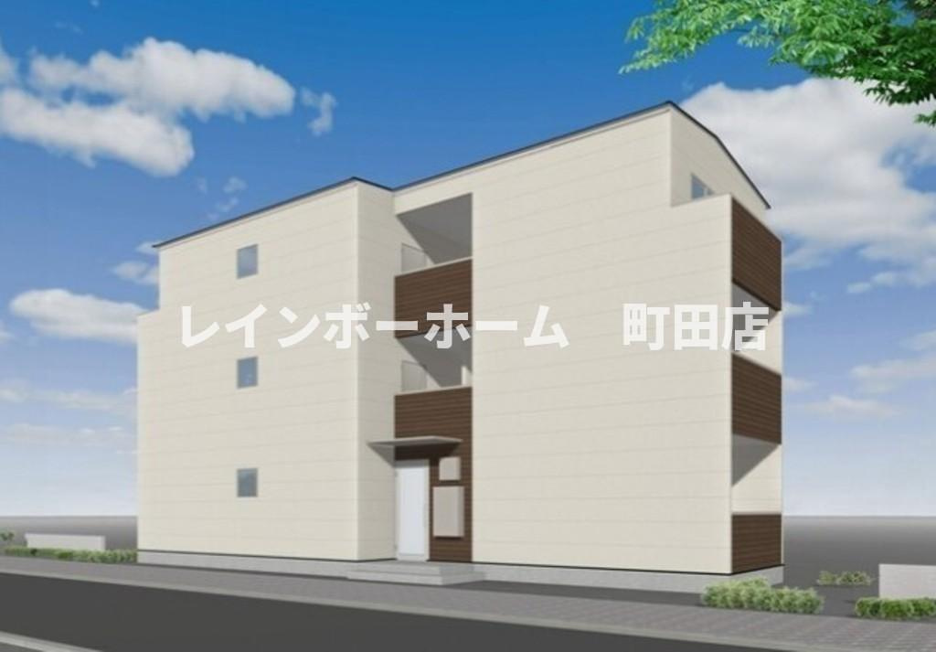 (仮称)ジーメゾン高座渋谷ブランシュ※初期費用分割あと払いサービス利用可能物件の外観パース