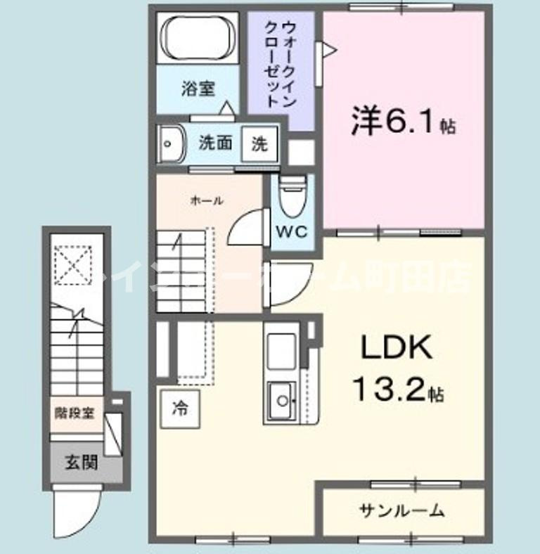 ソナーレ※初期費用分割後払いサービス利用可能物件の間取り