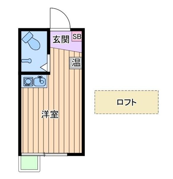 西日暮里駅前ハイツの間取り|間取りです。