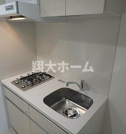 北区栄町の賃貸マンションのキッチン