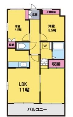 アルカディア21の間取り|間取りです。
