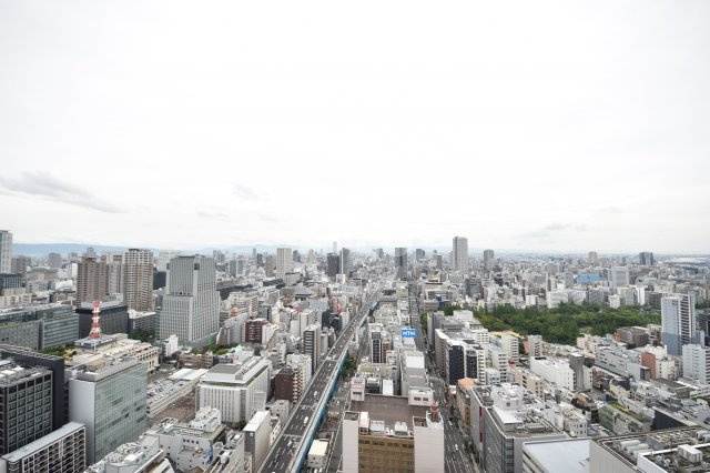 ディーグラフォート大阪NYタワー肥後橋　西船場小学校区の展望|ディーグラフォート大阪NYタワー肥後橋　41階部南向き眺望
