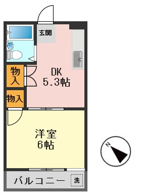 曳舟マンションの間取り