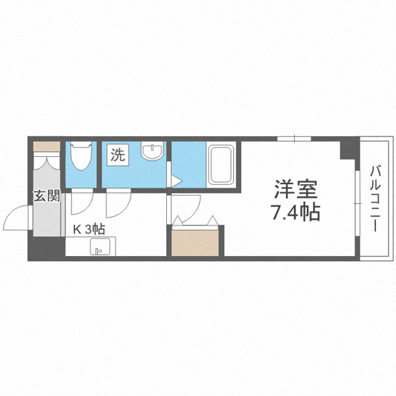 【間取り】 | グランドゥール九条