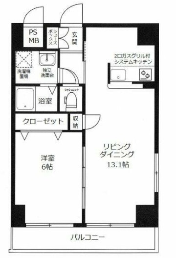 ロイヤルヒルズ浦和岸町の間取り|間取りです。