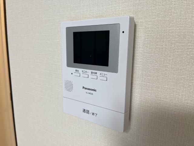 仮）守谷市松ヶ丘５丁目アパート新築工事のセキュリティ|カメラ付インターホン（イメージ）
