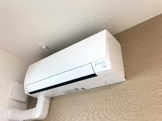 仮）守谷市松ヶ丘５丁目アパート新築工事の設備|エアコン（イメージ）