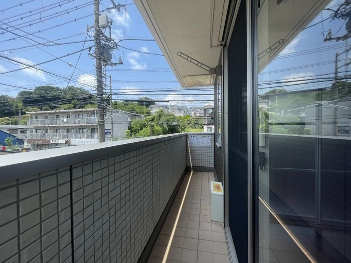 大黒屋ハイツ 三番館のバルコニー