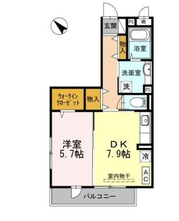 大黒屋ハイツ 三番館の間取り