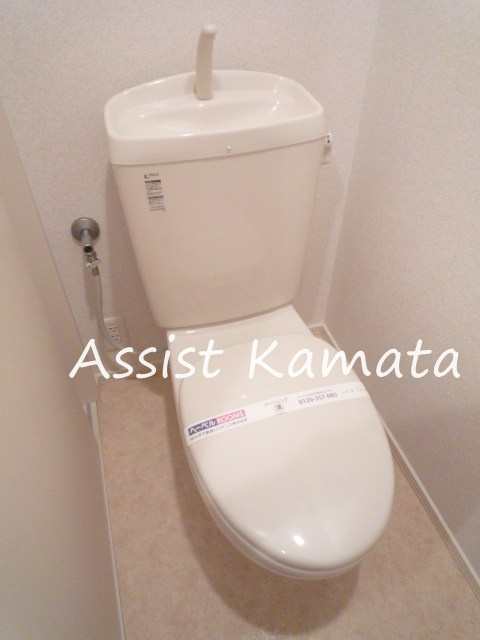ラフィネ上池台のトイレ