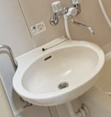 ドミールハイツの洗面所