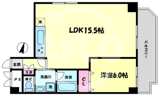 【間取り】 | アルテハイム天六Ⅰ | アルテハイム天六Ⅰ　間取り