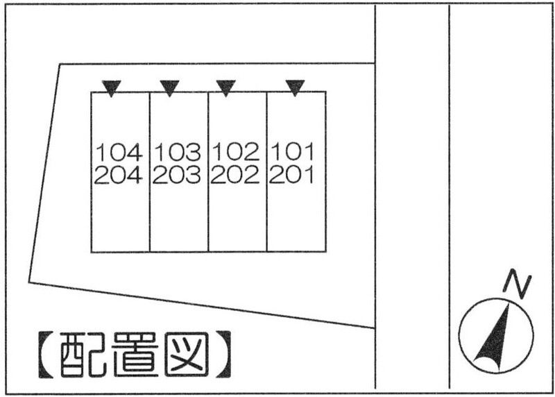 ドミールハイツの区画図