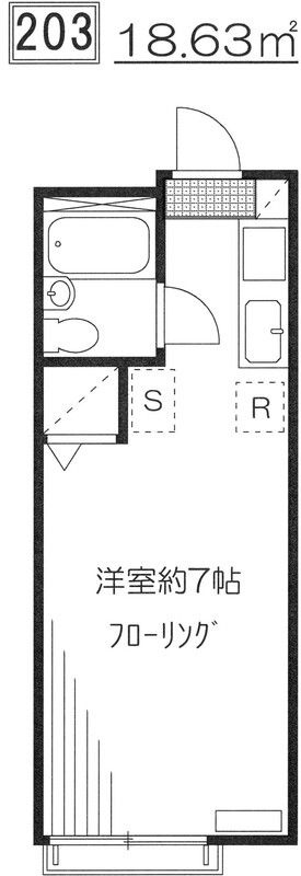 ドミールハイツの間取り