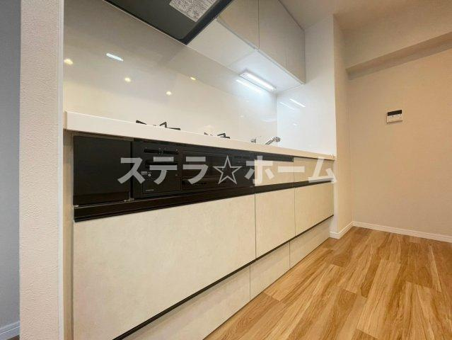 野中北パーク・マンションのキッチン|きれいなキッチンです