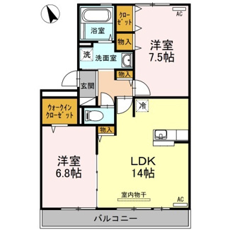 【間取り】 | リヴェール北島