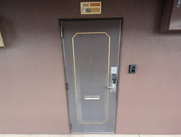 マンションエクシードⅢの玄関