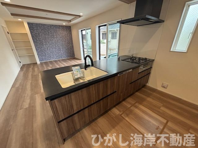 茅ヶ崎市東海岸南6丁目　新築戸建　全３棟のキッチン|キッチンスペース