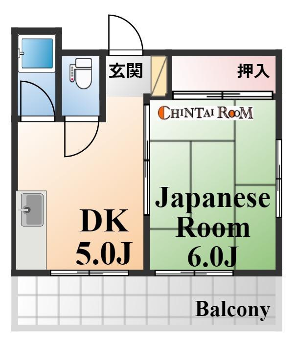 大横マンションの間取り