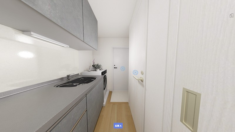 神戸市東灘区青木６丁目の賃貸マンションのキッチン