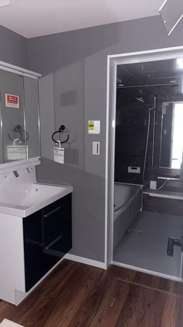 貸戸建住宅の洗面所